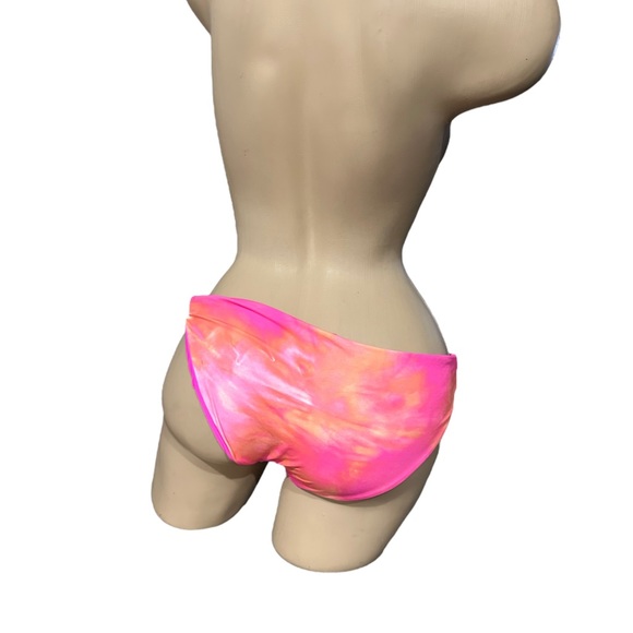 Tinibikini Tini Bikini Tie Dye Orange Pink Medium NWOT Swim Bottom - Picture 2 of 2